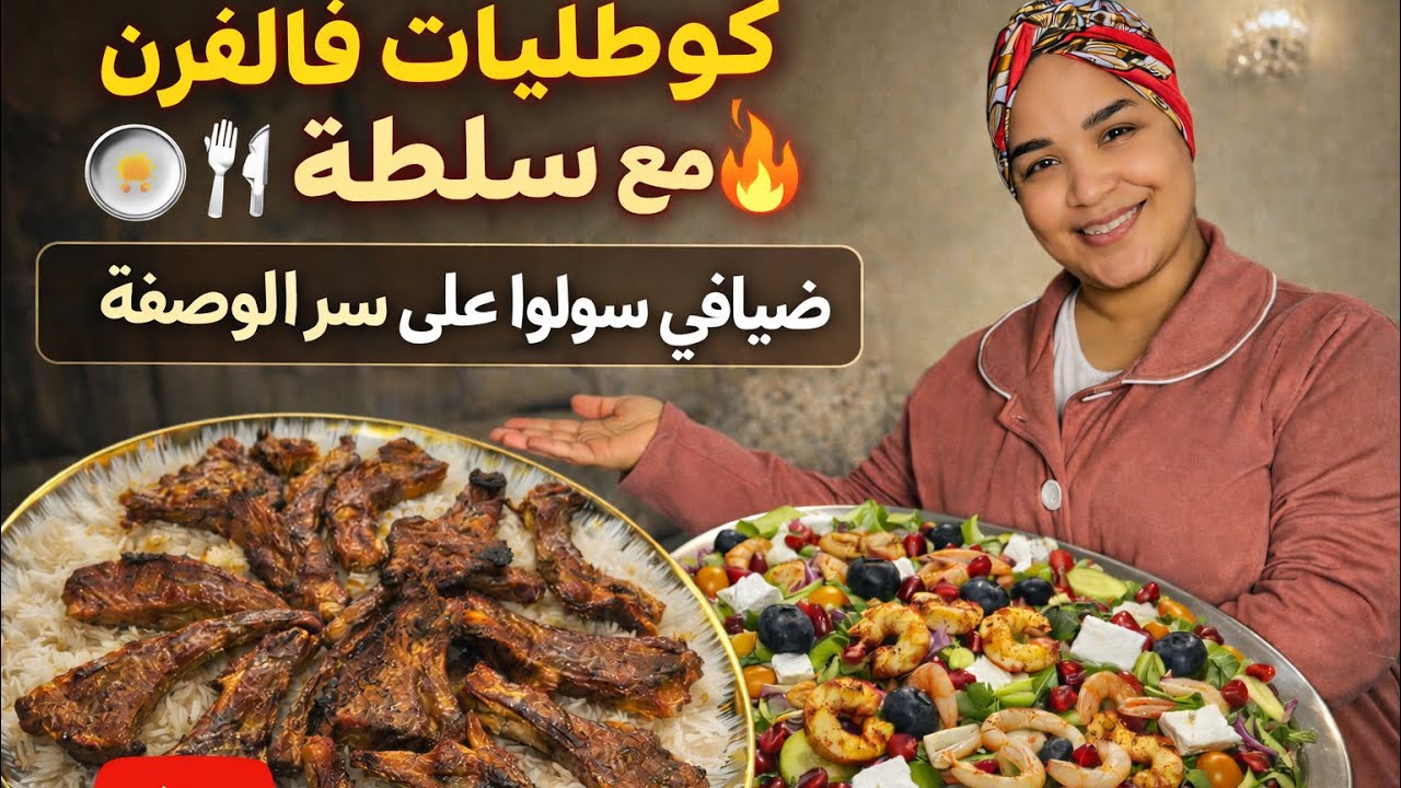 الكوطليط مجمر فالفران ب طريقة تخليه يجي فتي ومعسل ومحمر