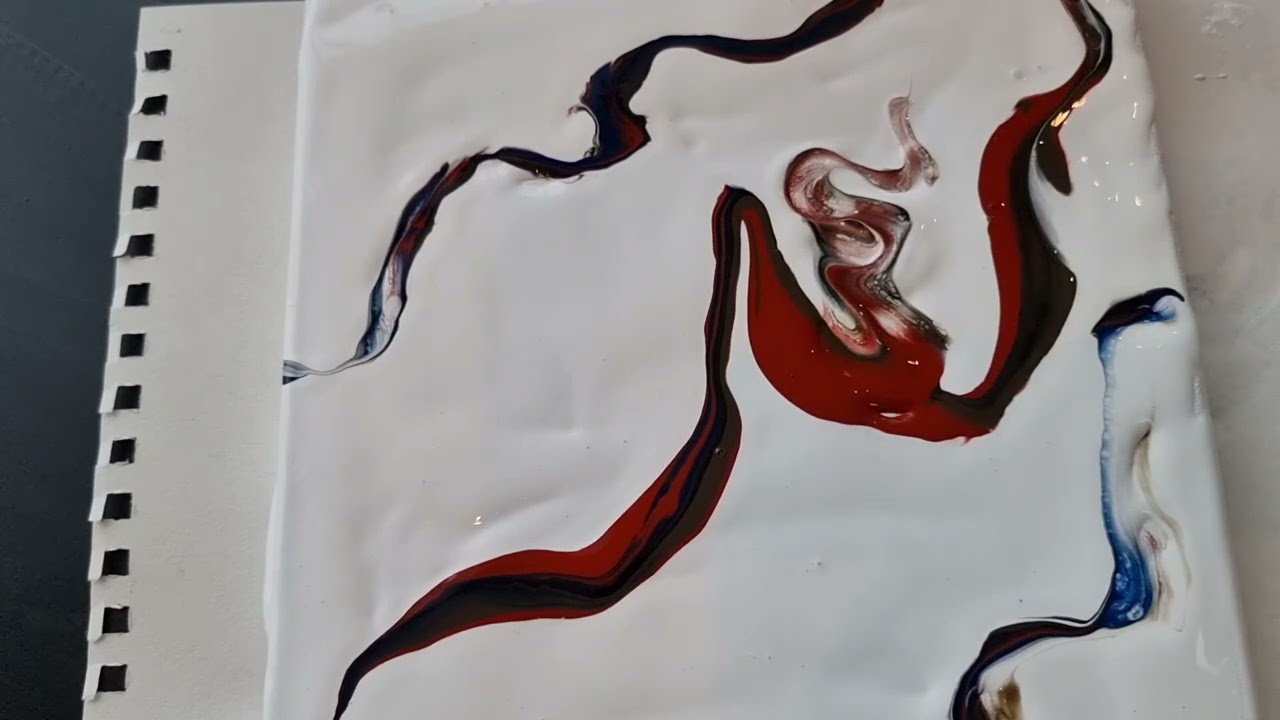 Fluid Art with Boom Gel Stain.