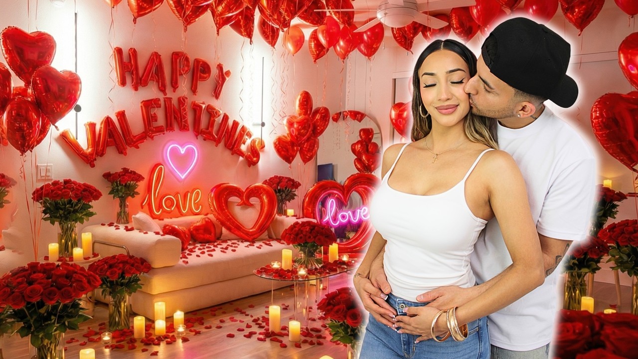 SHE THOUGHT WE WEREN'T CELEBRATING VALENTINE'S DAY