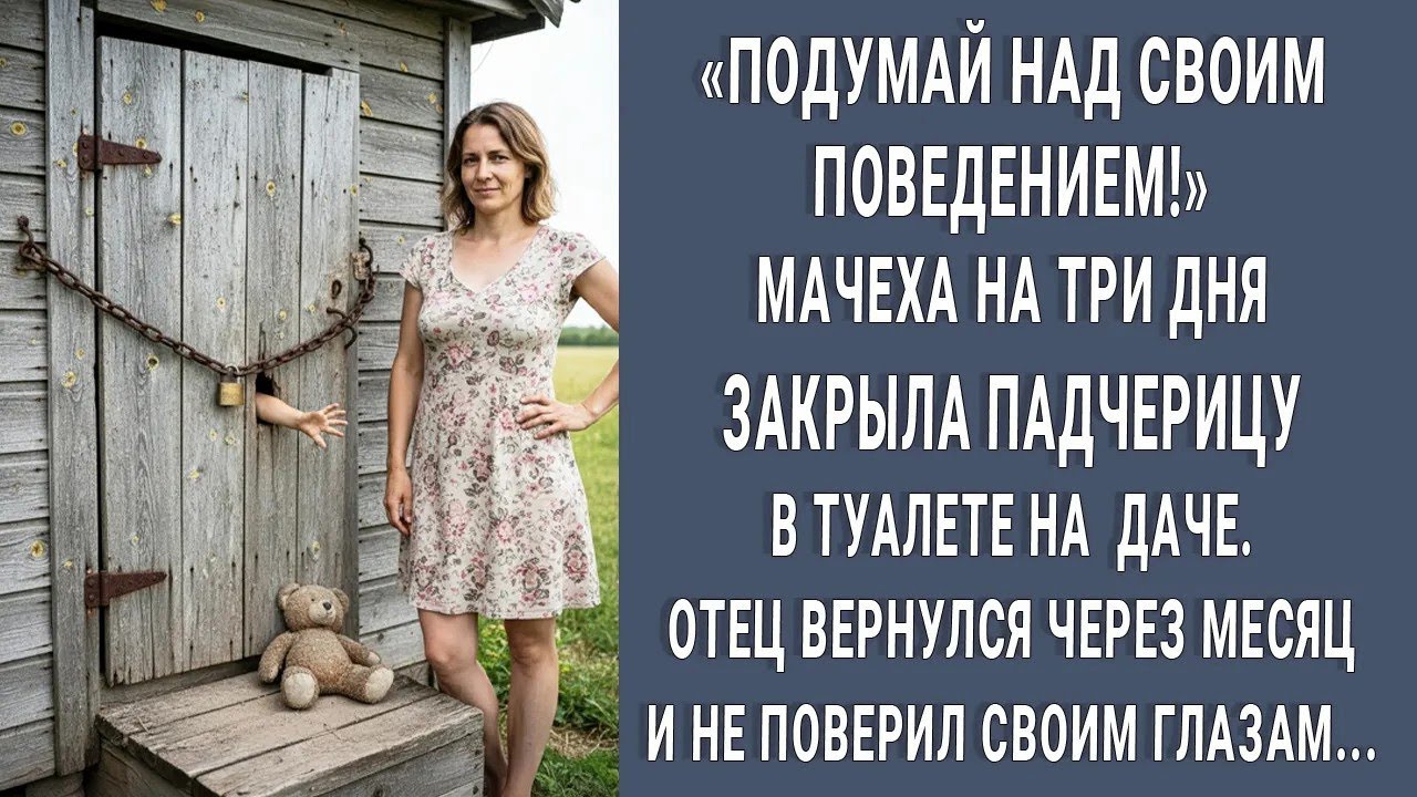 Мачеха заперла свою 8-летнюю падчерицу в туалете на даче на три дня. Дачница…