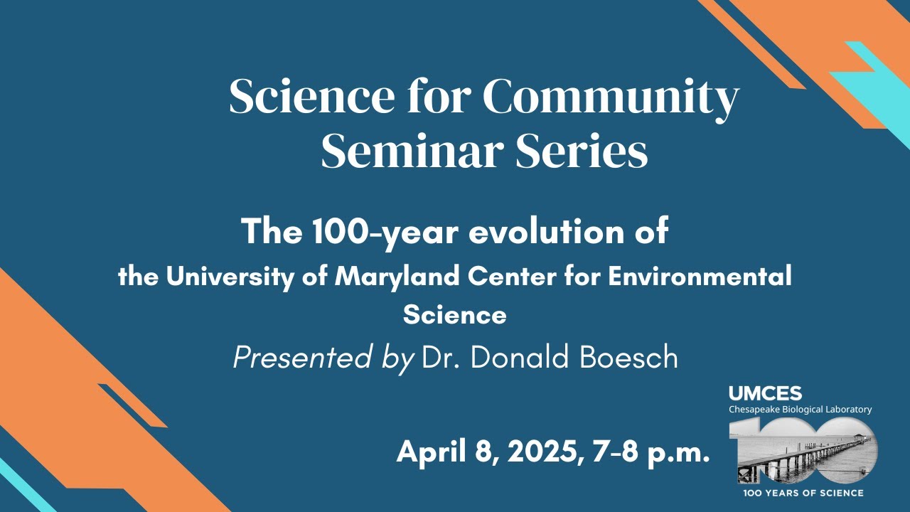 Science for Community: The 100-year evolution of UMCES