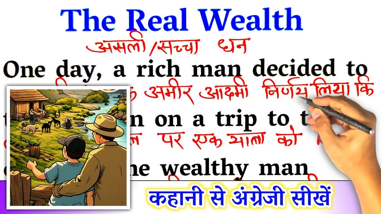 The Real Wealth / Zero से इंग्लिश पढ़ना कैसे सीखें / english reading for beginners / Learn English