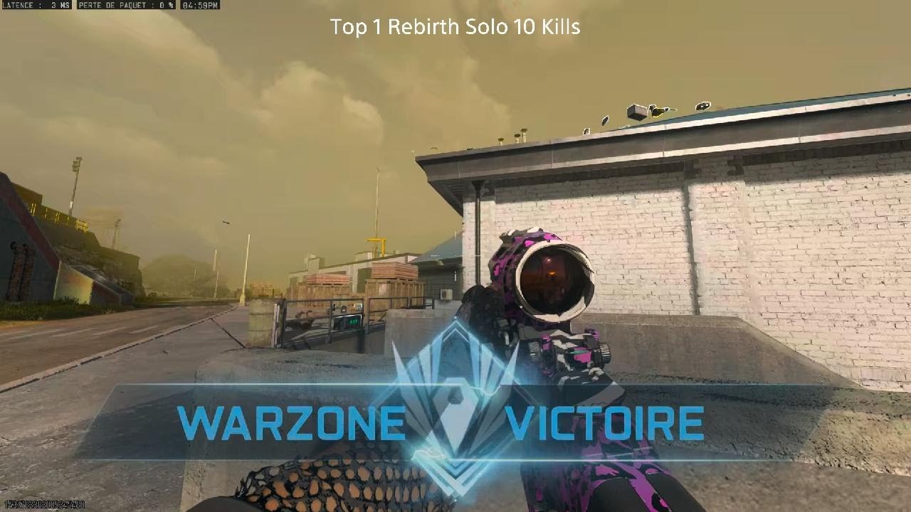 Top 1 Rebirth Solo 10 Kills