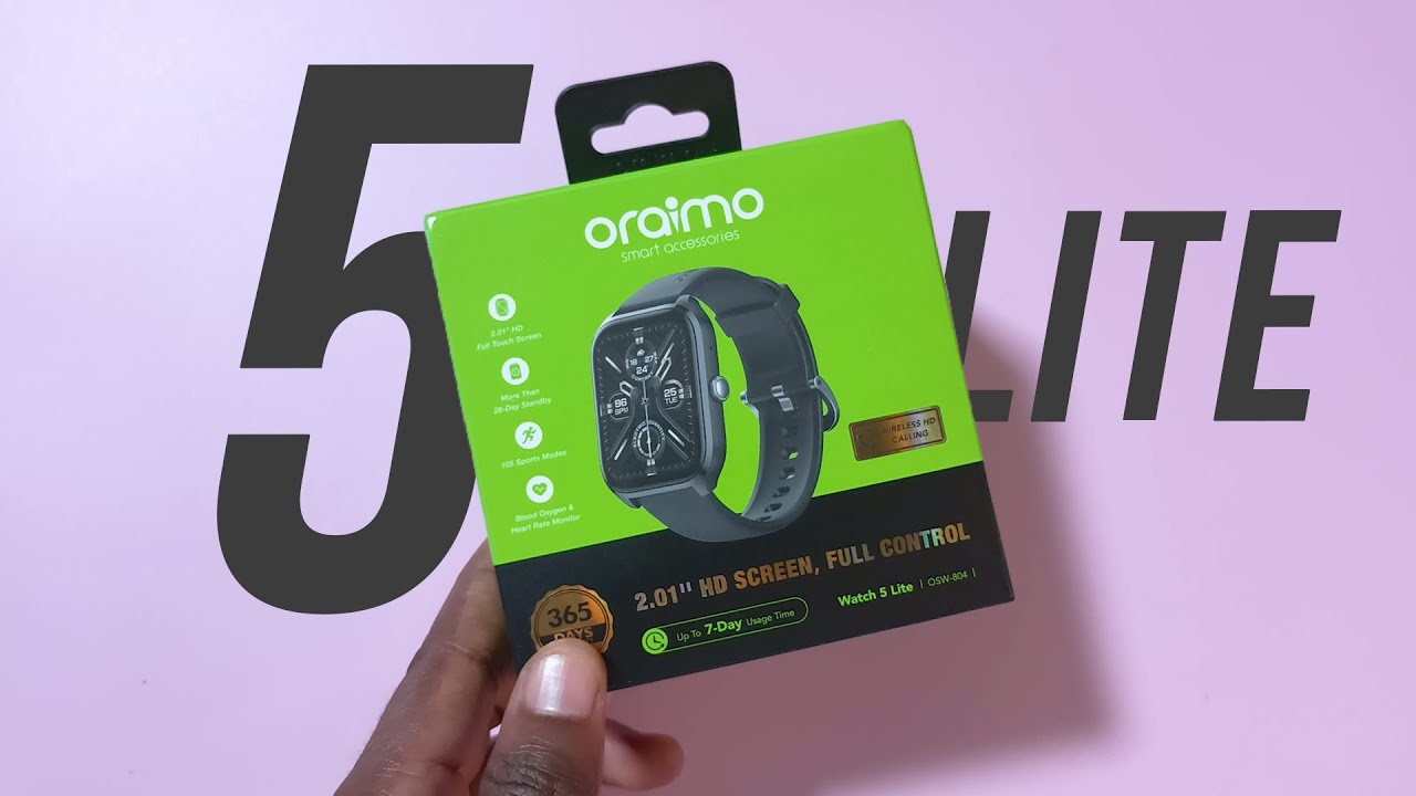 Oraimo Watch 5 LIte Unboxing