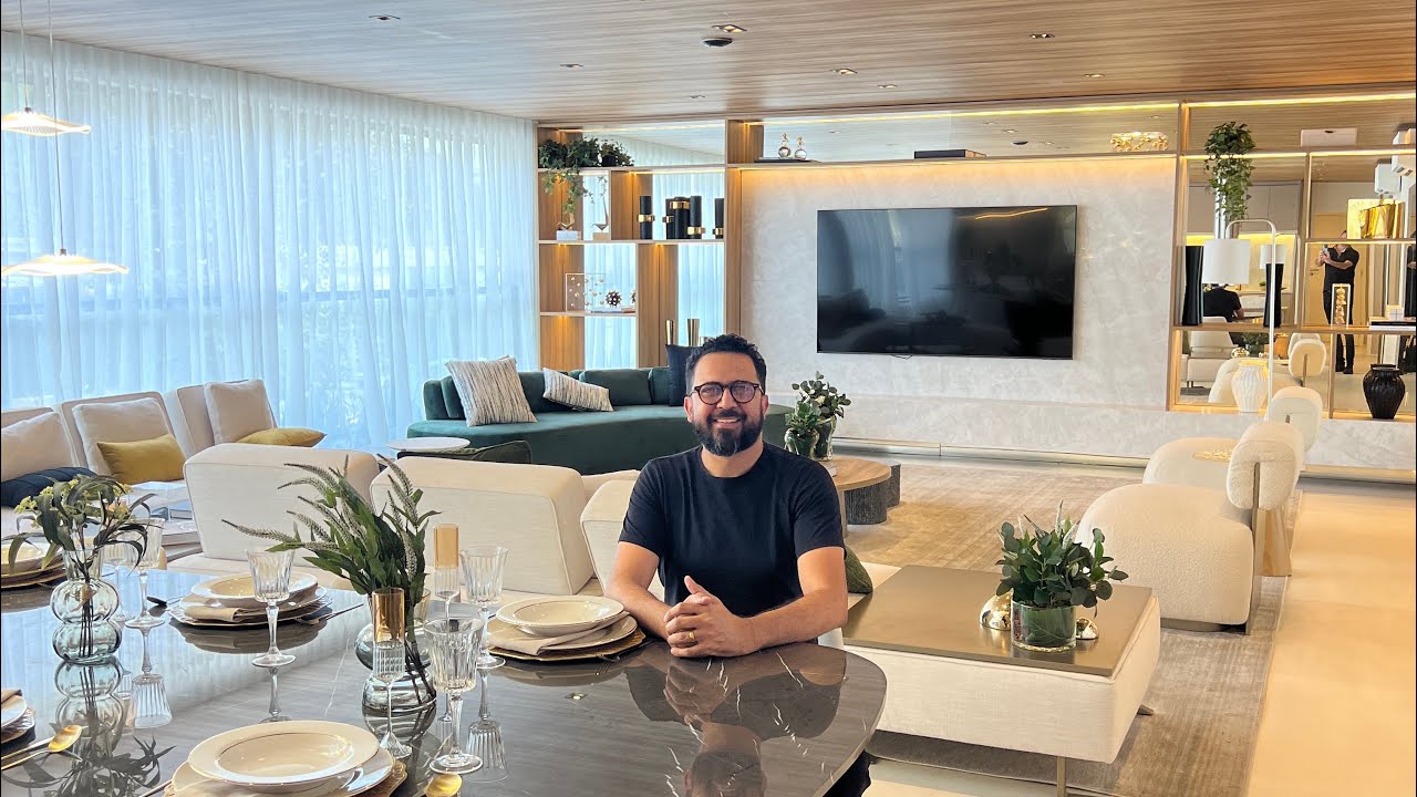 Apartamento de Luxo no TAJ Ibirapuera | 253m², 3 Suítes + Home Cinema ao lado do Parque