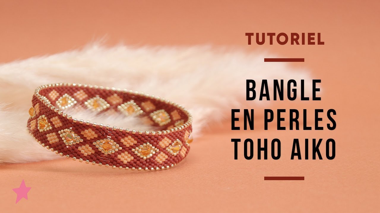 TUTORIEL | Bracelet Bangle en perles Toho Aiko en Peyote Circulaire