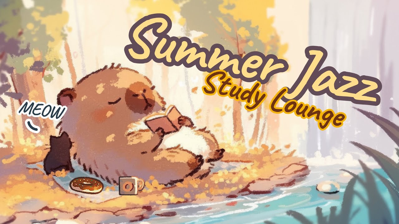 Cozy Summer Jazz for Study, Work & Relax 📚 Do you study a little each day?