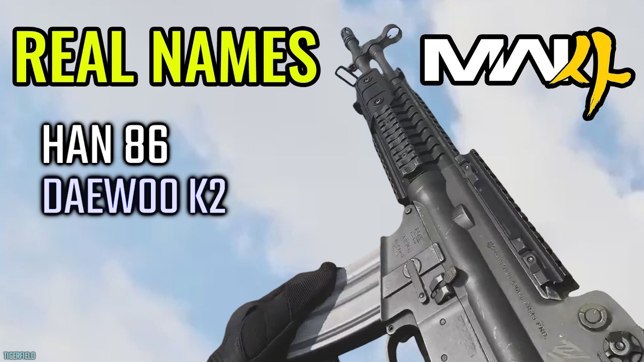 COD MW4 - All Weapons - Real Names - BETA
