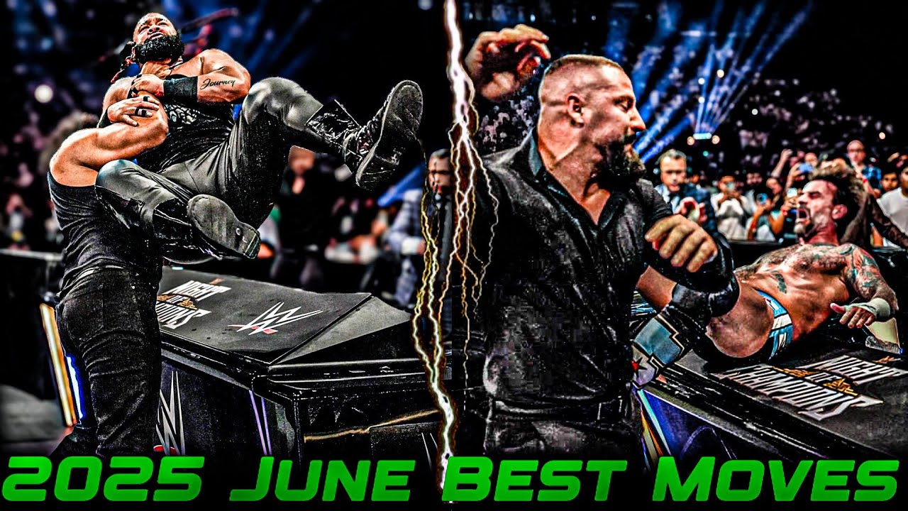 Best Moves of June 2025 WWE Compilation