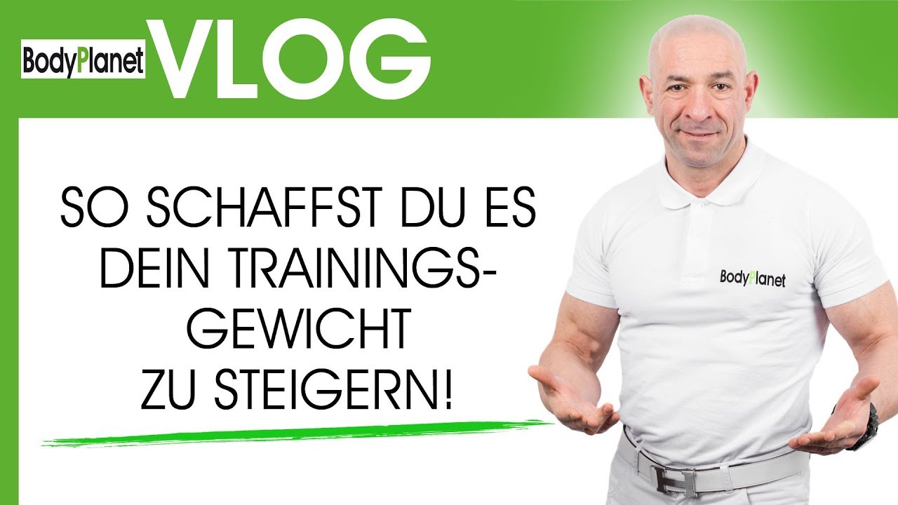 So schaffst du es dein Trainingsgewicht zu steigern