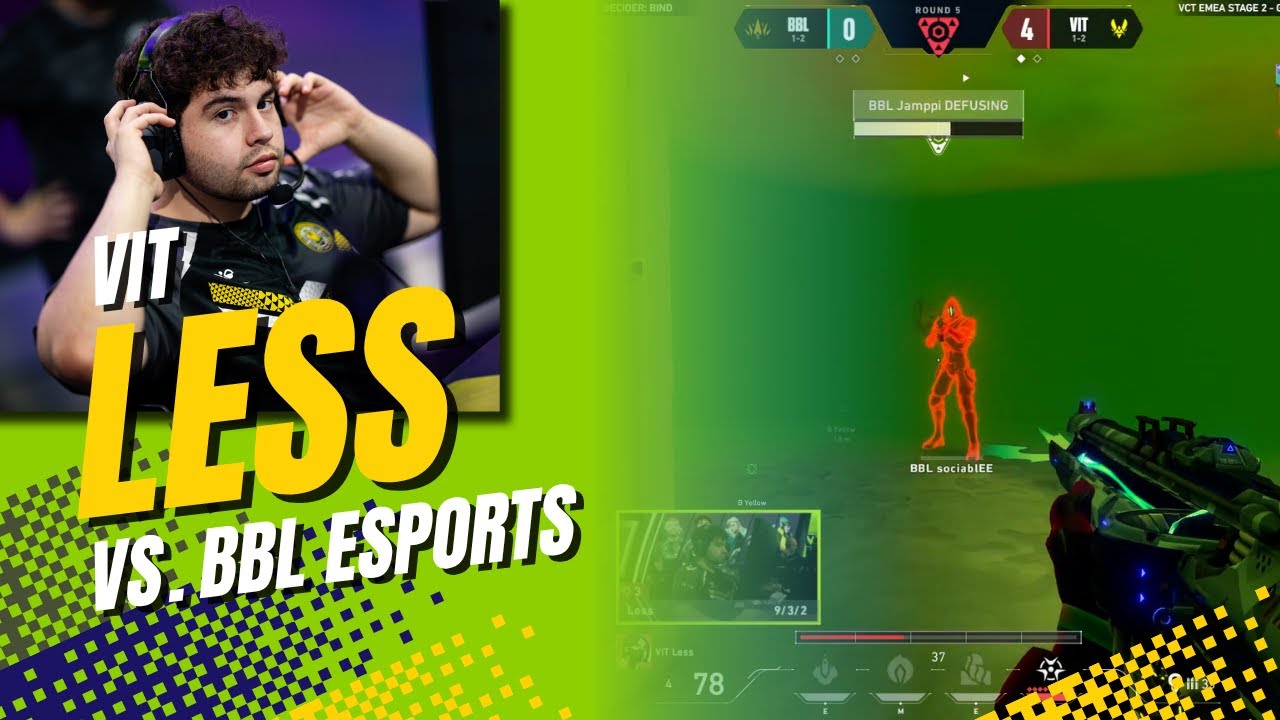 Casters React To VIT Less Gets His First ACE In VCT EMEA | VIT vs BBL