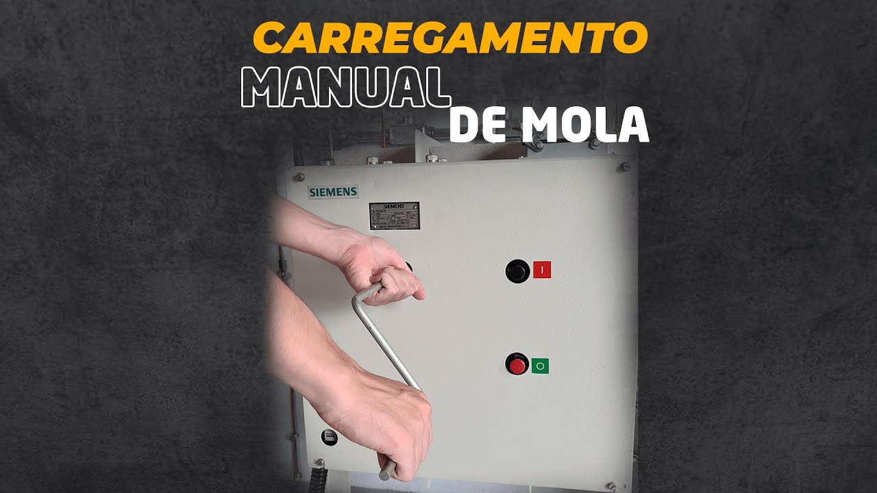 Carregamento manual de Mola