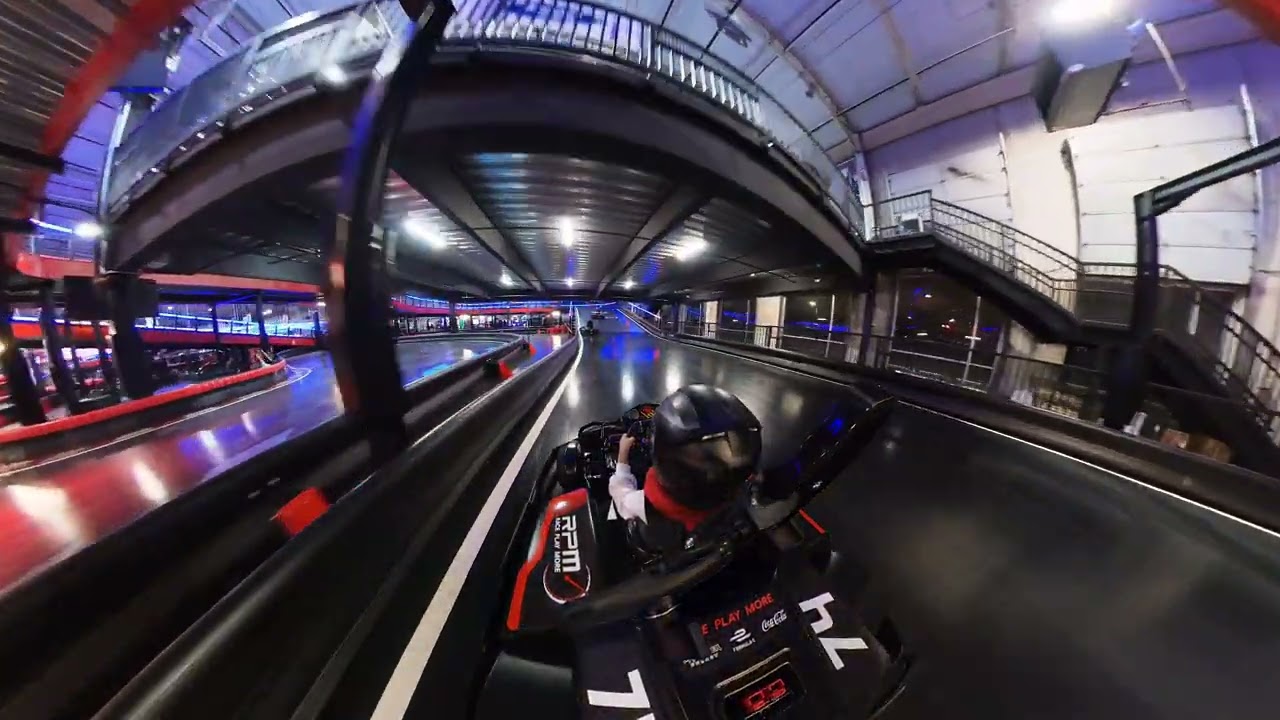 My 7 Year Old Daughter Racing Go Karts! RPM Raceway Jersey City NJ