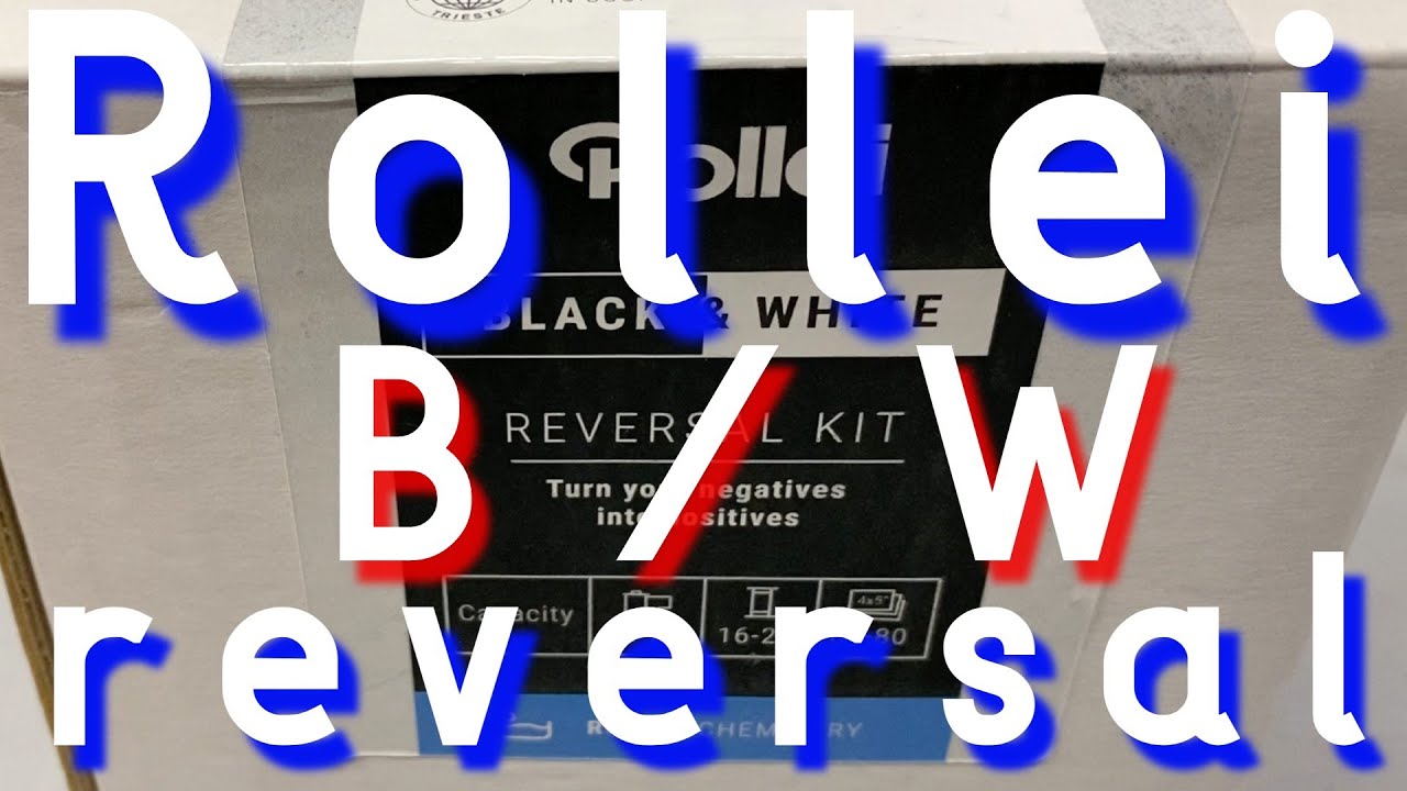 【Instructions】モノクロリバーサル現像キット Rollei B/W Reversal Film Kit