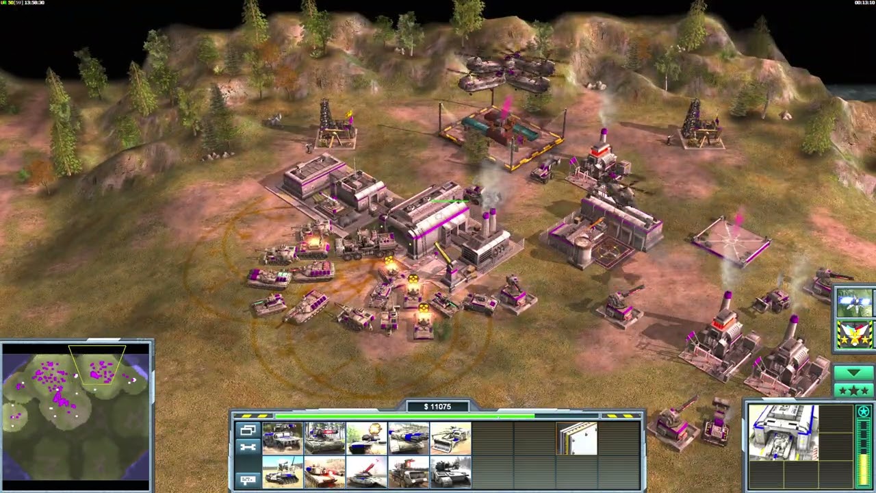 GENERALS ZERO HOUR  CONTRA X  USA LASER VS CHINA FLAME