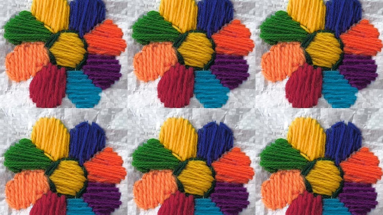 Woolen embroidery 