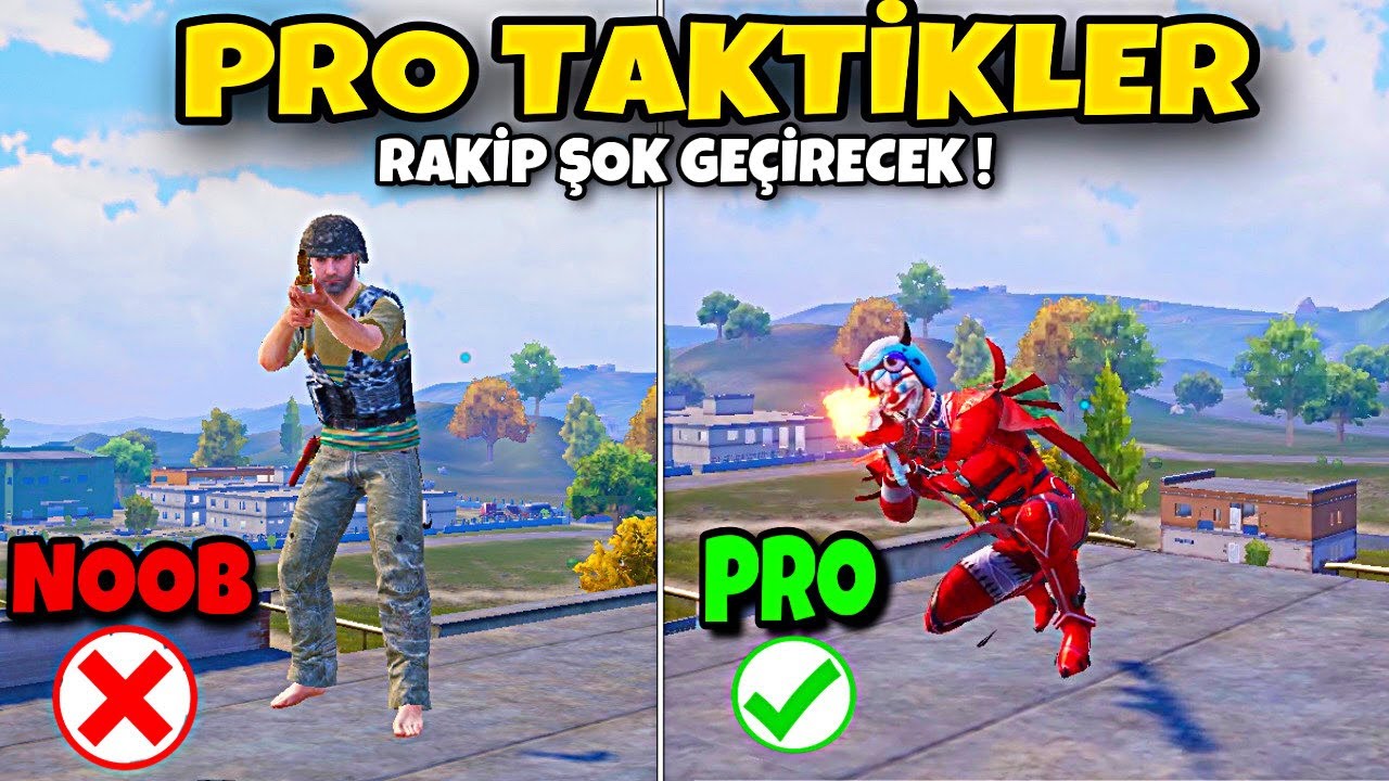 MAÇ ESNASINDA YAPILACAK EN PRO TAKTİKLER ! İYİ OYNAMA GARANTİLİ ! PUBG MOBİLE