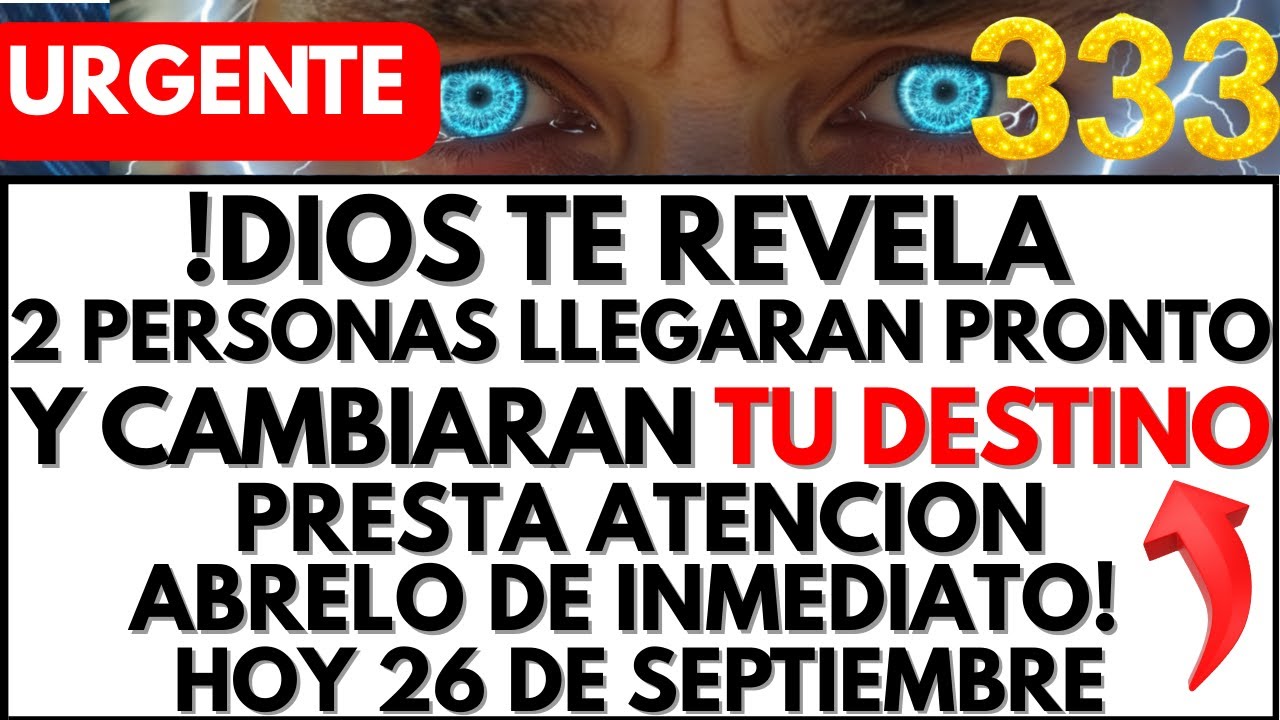 ⚠️ ¡URGENTE! ¡DOS PERSONAS ESTÁN EN CAMINO A TU CASA! MIRA LA REVELACION.