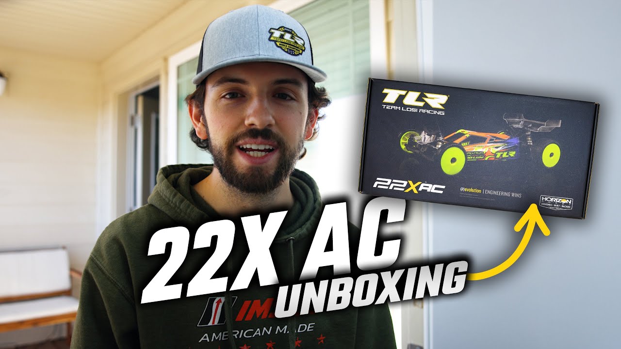 TLR 22X AC unboxing plus option parts and electronics!