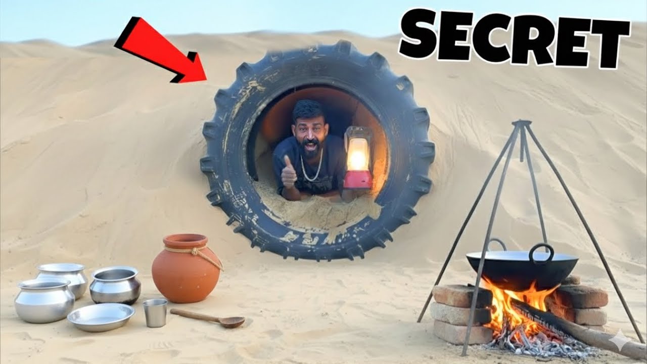 I Solo Built A Secret Bunker 🤫 