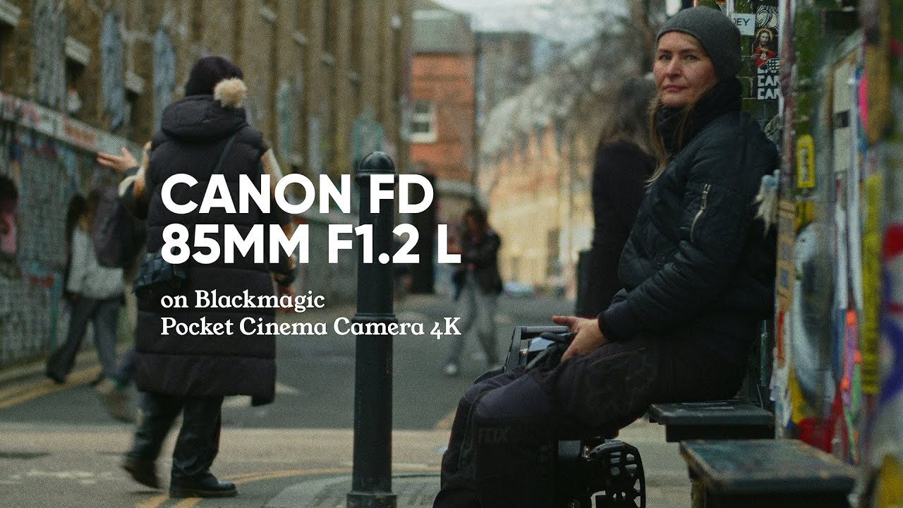 Canon 85mm FD F1.2 L on BMPCC 4K / testing vintage lenses on London's streets