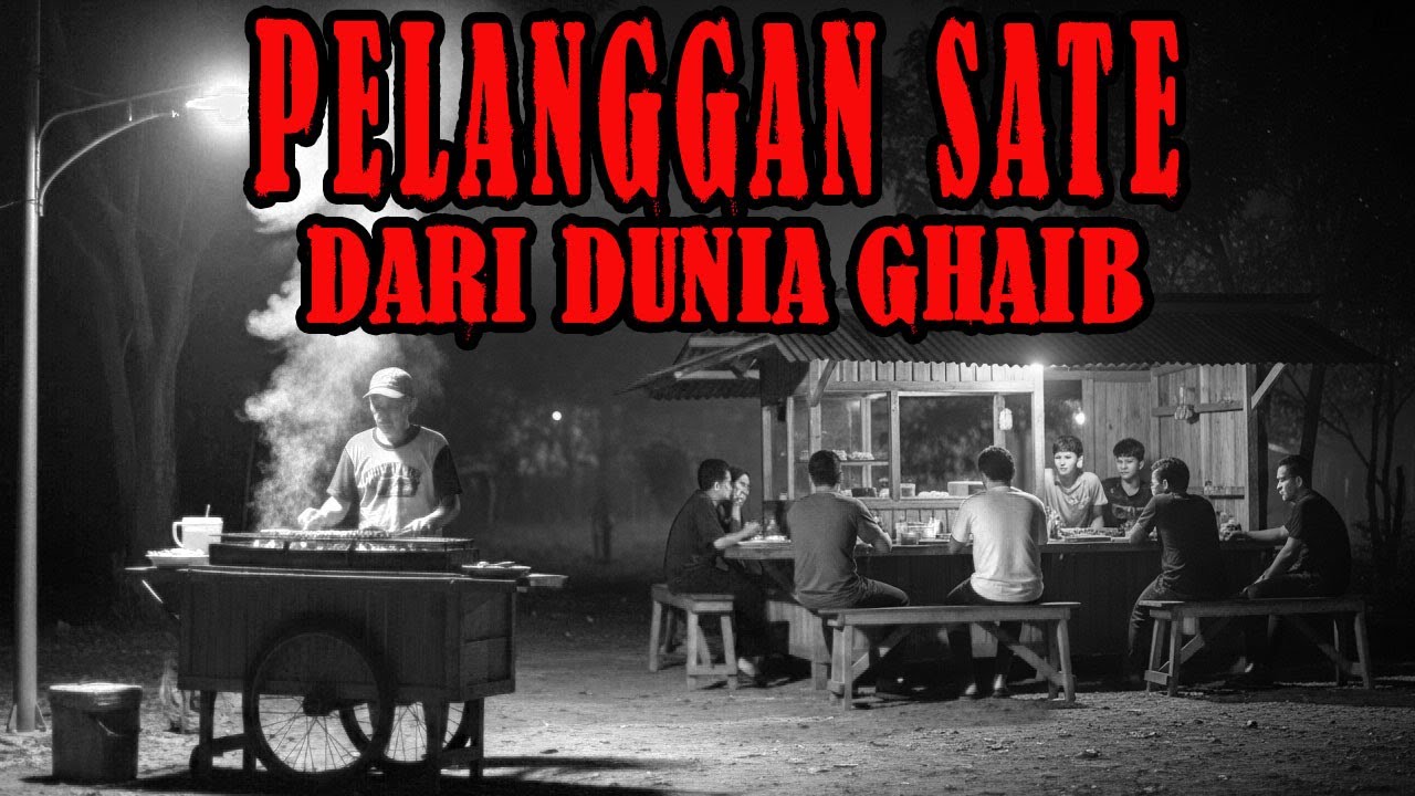 PELANGGAN SATE DARI DUNIA GHAIB - CERITA HOROR KISAH MISTERI