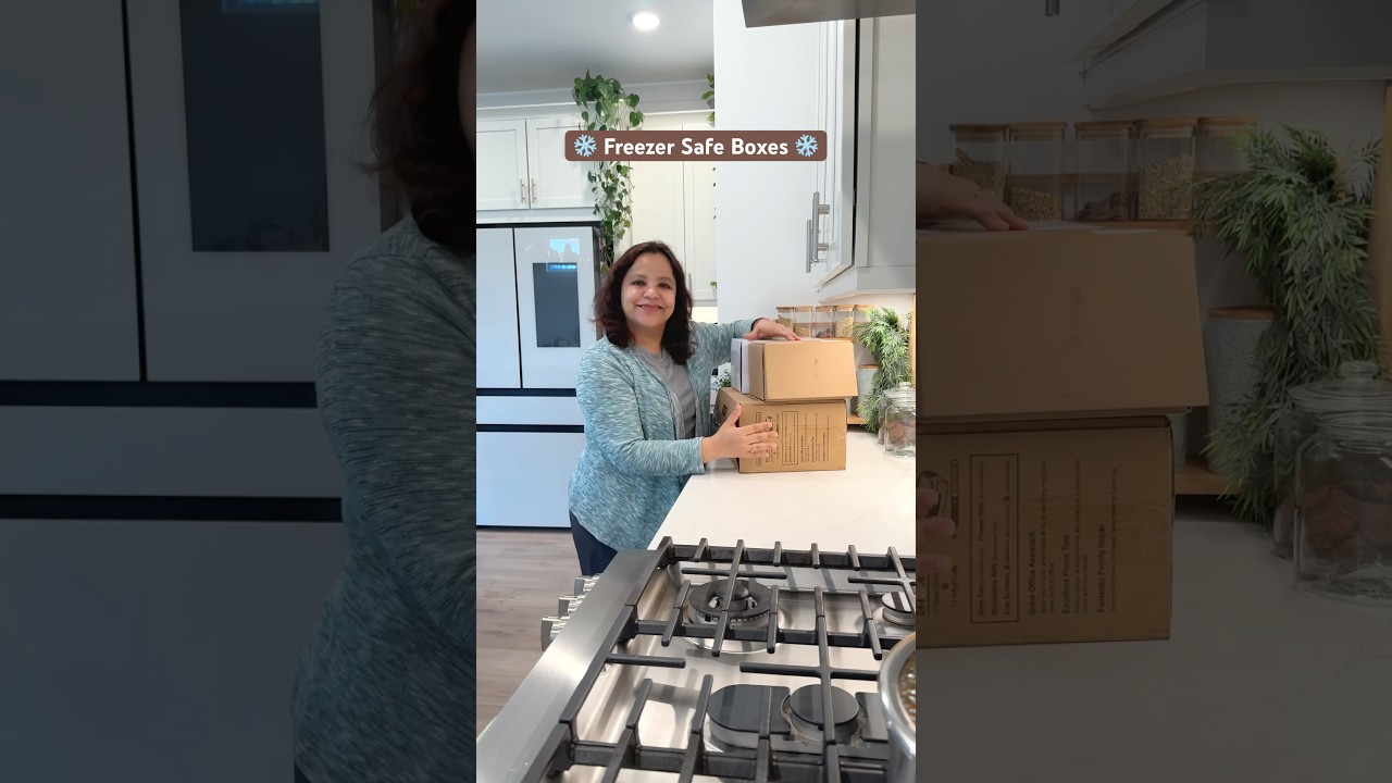 Freezer Safe Meal Prep Boxes - Stainless Steel & Glass #freezerorganization #glasscontainers