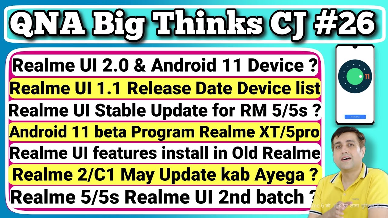 Realme UI 2.0 and Android 11 Device ? | Realme 5/5s Realme UI 2nd batch ? | Realme 2/C1 May Update