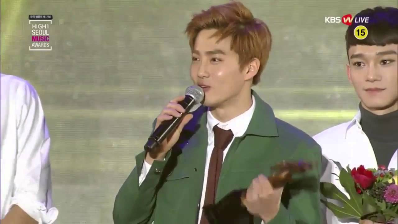 [161114] EXO WINS DAESANG AWARD @ SEOUL MUSIC AWARDS