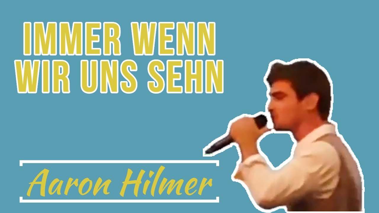 Live performance of 'Immer wenn wir uns sehn