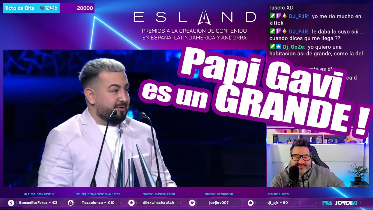Papi Gavi - Mejor Baile del 2011 en los Premios ESLAND | JORDIVERA