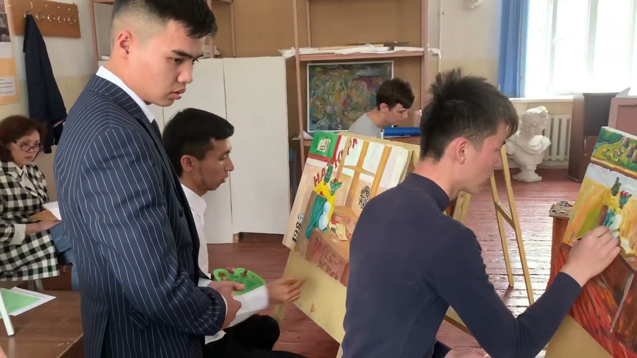 Кескіндеме ашық сабақ ￼