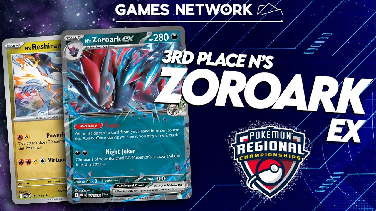 3rd Place Deck Profile: N's Zoroark ex - Lille Regional Championships (2025) 🦊