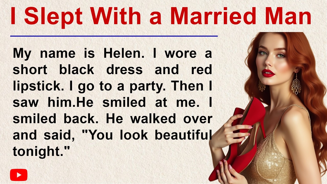 I Slept With a Married Man ✅ Emotional English Story for Listening (A1_A2 Level) ✅