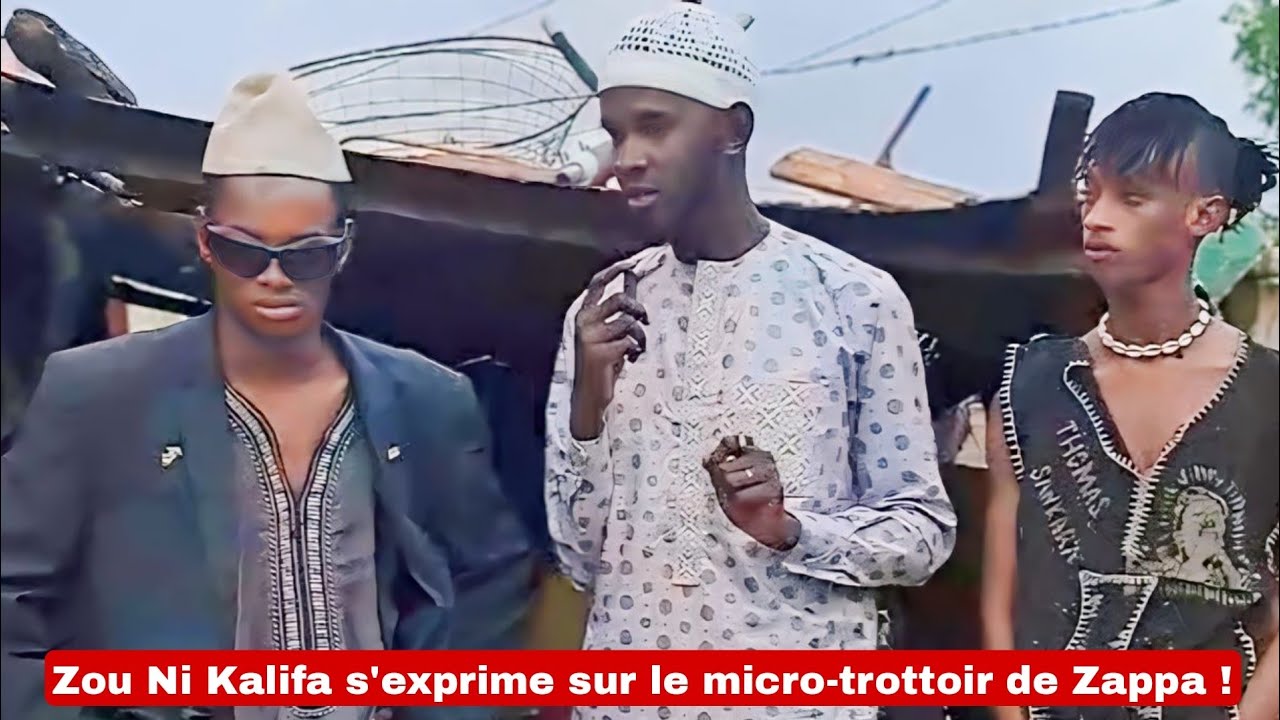 Zou Ni Kalifa s'exprime sur le micro-trottoir de Zappa