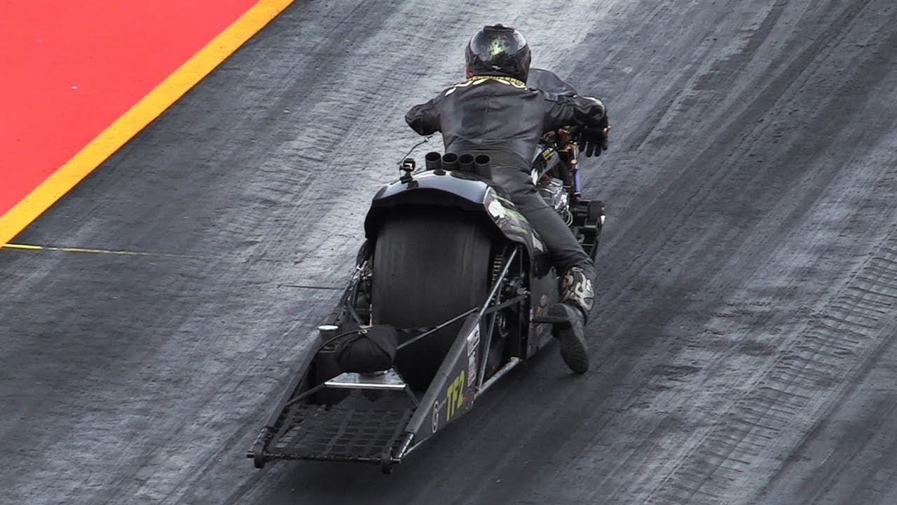 Top Fuel Nitro Motorcycles Sound: 1000+HP, 1/4 mile in 6-Seconds and 380+ Km/h!