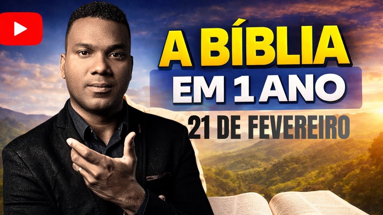  A Bíblia em 1 Ano - Números 33  - Leitura de 21 de Fevereiro - Cleidison Bomfim 