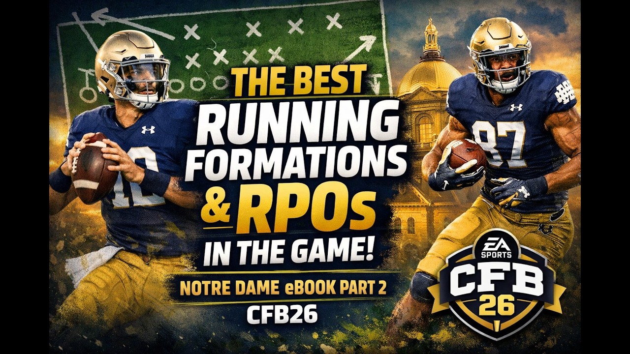 Лучшие схемы нападения и RPO в игре – электронная книга Notre Dame, часть 2 | CFB 26