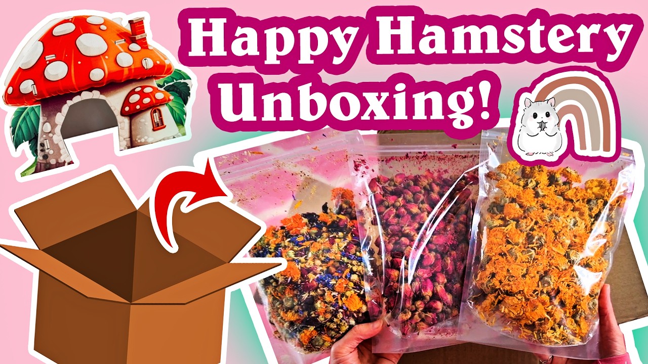 Happy Hamstery Unboxing #3 | Flowers & Fun!