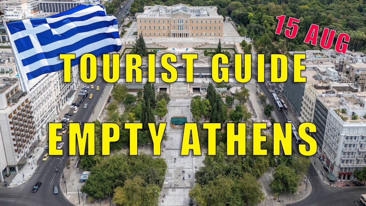 Η Αθήνα χωρίς Αθηναίους | Athens Without Athenians – Virtual Tour (Tourist Guide)