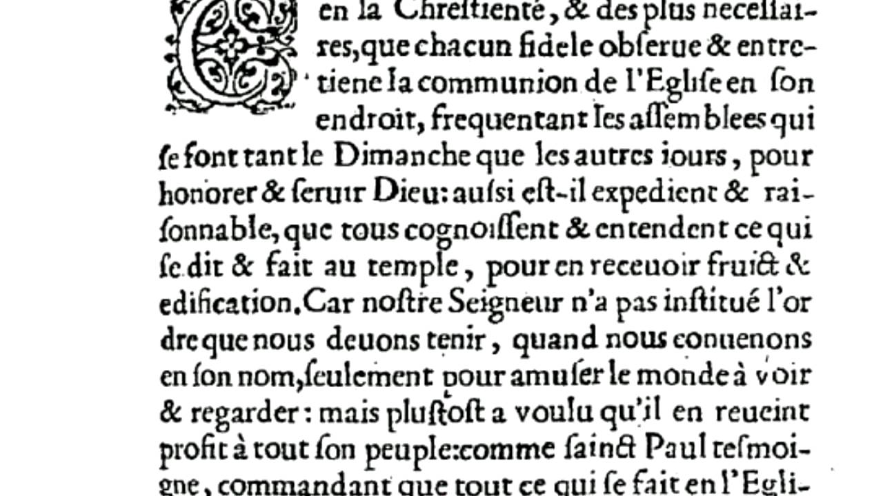 Psalm 8 from the Genevan Psalter in a setting by Claude Goudimel