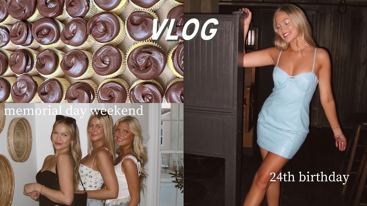 vlog: my 24th birthday party, MDW festivities, + bday prep | maddie cidlik