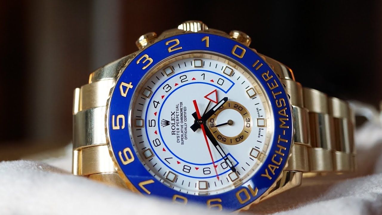 ROLEX YACHTMASTER II - SOLID GOLD 44mm
