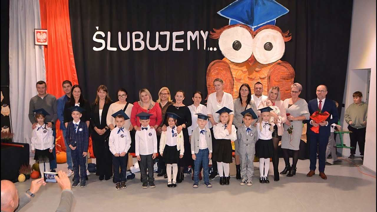Ślubowanie uczniów klasy pierwszej, Zajeziorze 2025 r.