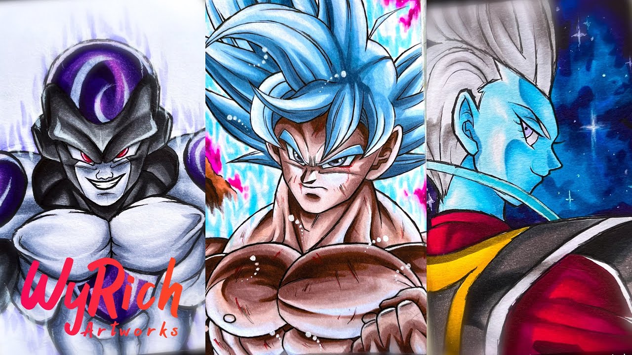 [ASMR] DRAGON BALL SKETCHBOOK Drawing Compilation - PART 4 | WyRich