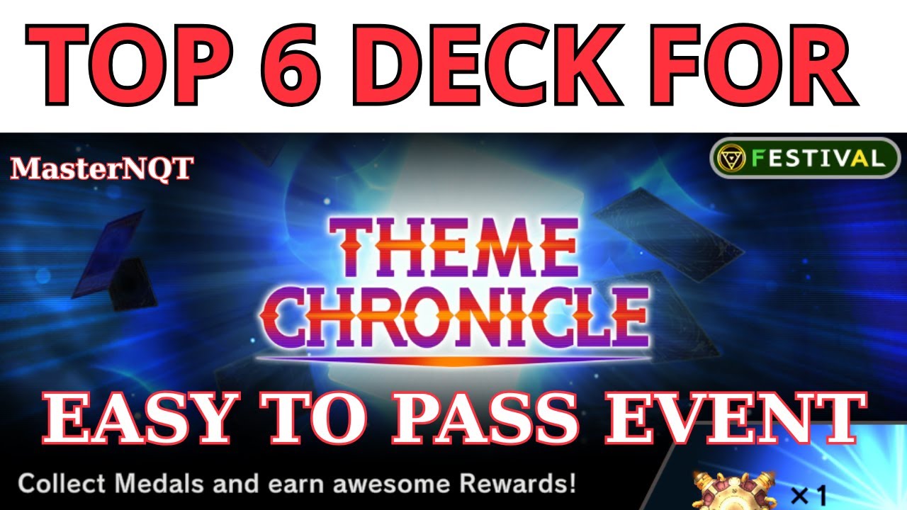 TOP 6 DECK FOR THEME CHRONICLE Festival - YU-GI-OH! MASTER DUEL