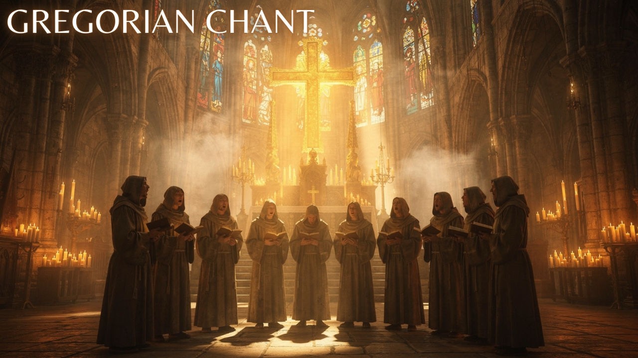 Gregorian Chant Live • Sacred Catholic Hymns • Monks Singing for Spiritual Healing