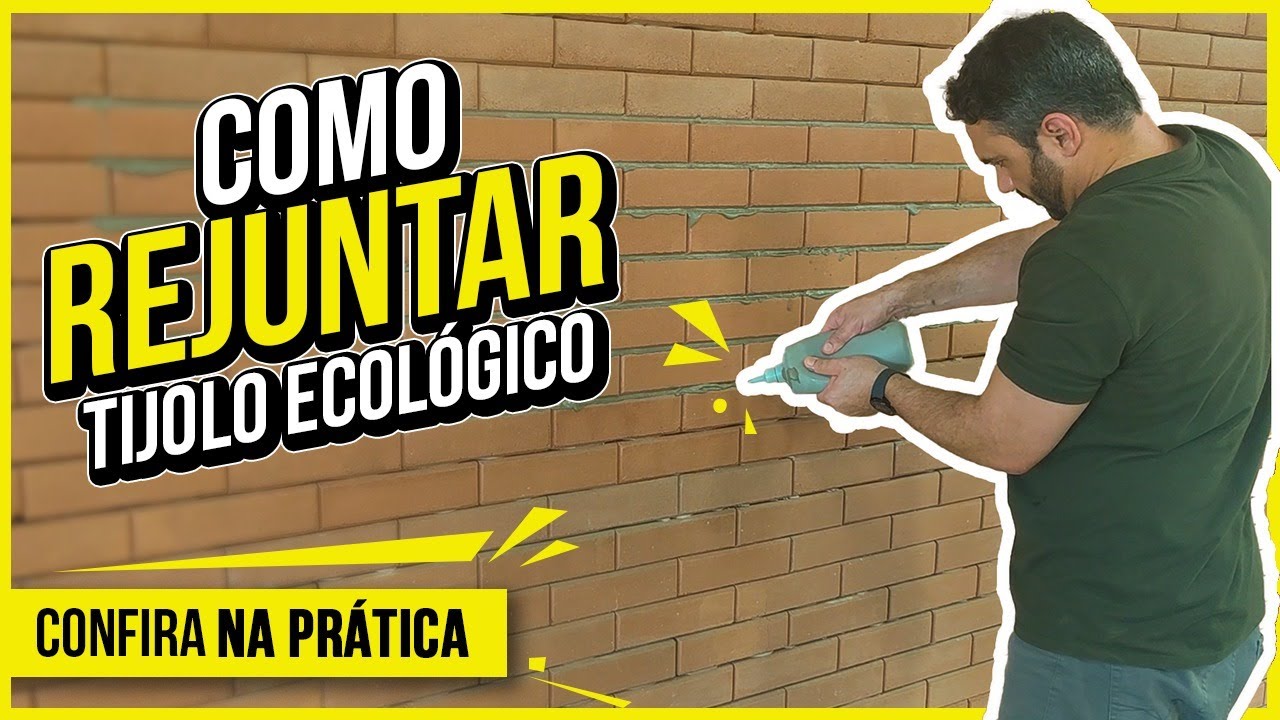 Tijolo Ecológico Rejunte: Como rejuntar o tijolo ecológico