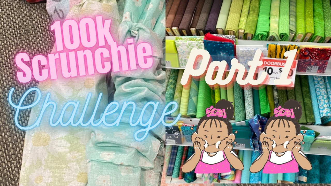 Making 1000 Scrunchies for our Small Business | Part 1 | Taylah Rose  Challenge