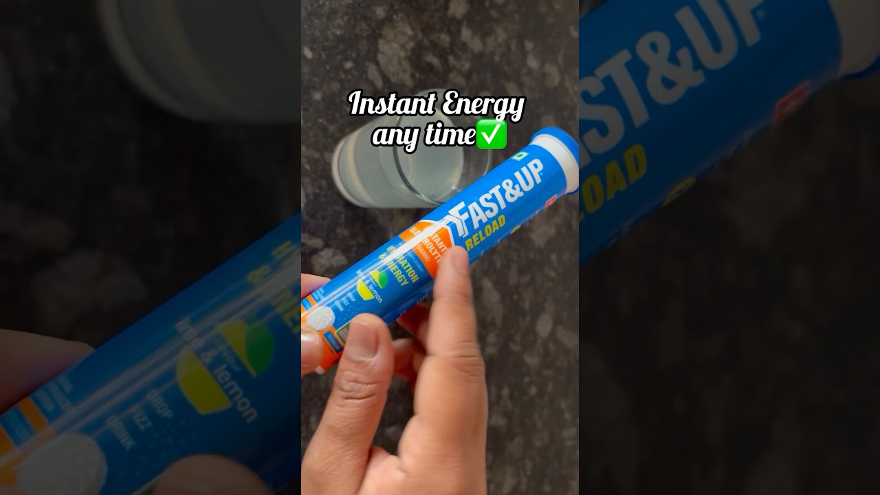 Fast & Up Reload Electrolyte Tablets #shortsfeed #shorts #instant  #energydrink